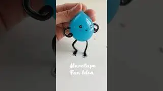 Nano Tape Fun idea #NanotapeCrafts #NanoTapeFun #CuteCrafts #DIYCrafts #KawaiiCrafts #SquishyCrafts