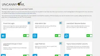 Uncanny LearnDash Toolkit