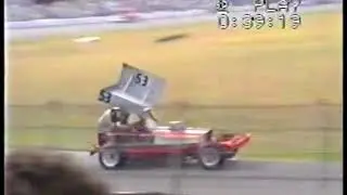 Brisca F1 Stock Car Racing- BAARLO August 1990 Long Track with RODEO Cars