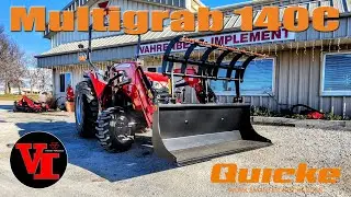 Quicke Multigrab 140C Grapple Bucket for Sub-Compact & Compact Tractors