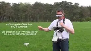 DJI Phantom 2 Vision #10 - Zeiss Cinemizer OLED für FPV (Deutsche Version)