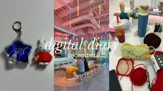 December diaries | vlog ၄၃ Christmas shopping, 2 crochet club meetings, crocheting gifts