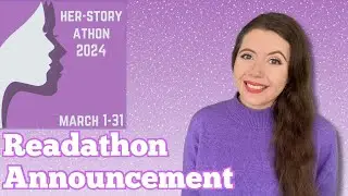 Herstoryathon 2024 Announcement 📚 Womens History Month Readathon with @LiterarilySmitten