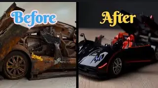 car model recovery 😱#Restoring a 100-Year-Old Toy Car! | Vintage Toy Car Renewal Project