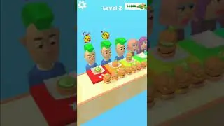 Burger Rush 3d 🍔🧀🍔 New Update Android,ios Gameplay