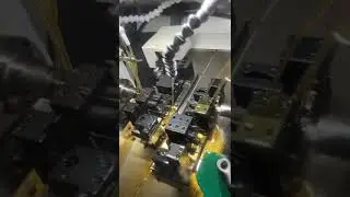 HANBS P26 twin spindle cnc lathe proofing video.#machine #cnclathemachine #cnclathe #cnc #cncmachine