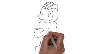 How to Draw Machop Pokemon Step by Step Video Tutorial