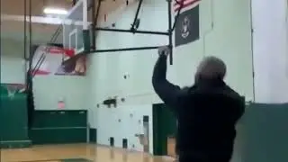 Barack Obama Drains a Three Point Shot