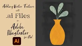 ADOBE ILLUSTRATOR for iPad Tutorial | Adding Vector Texture with Imported AI Files on the iPad
