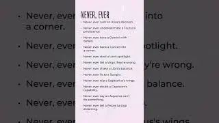 you NEVER, EVER want to do this to a zodiac sign: part 2