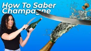 How To Saber A Bottle Of Champagne In 1 Minute!