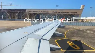 Flying from Chiang Mai International Airport to Krabi International Airport on January 24th, 2022