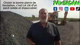 La  pierre mg20 pour votre fondation de pav&eacute;s
