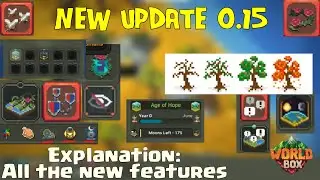New Update 0.15 WorldBox MEGABOX, All the News Explained, Great Summary and Compilation.