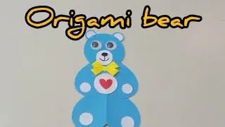 Membuat beruang 🐻 dari kertas origami || How to make origami Teddy bear 