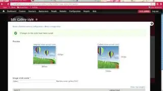 Part 3: Drupal 7 Image Gallery (Use Image Styles - custom thumbnails)