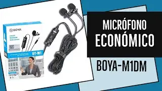 ✅🎤 BOYA BY-M1DM LAVALIER DOBLE - MICROFONO BUENO Y BARATO ++ TEST vs Saramonic