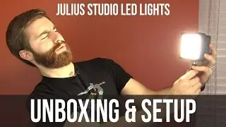 Julius Studio LED Light Kit Unboxing and Setup!