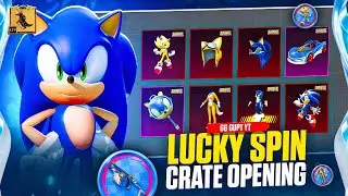 Открытие ящика Sonic Lucky Spin &mdash; Pubg Mobile C Соник уже здесь &mdash; Открытие нового ящика &mdash; Lucky S...