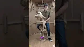 Cardboard Gamer Makes Epic Armor From Boxes#shorts