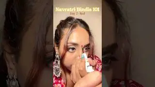 Create a STUNNING Red Bindi for Navratri Day 2?