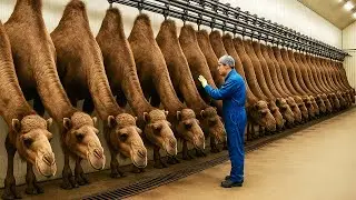 Millions of Double Humped Camels Raised This Way &ndash; Inside Camel Processing Plant