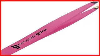 Great product -  Tweezer Guru Tweezers for Eyebrows - 1 Pack Slant Tip Professional Stainless Steel