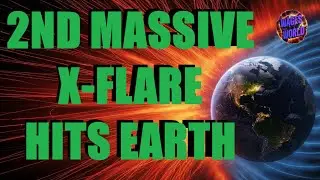 X8 SOLAR FLARE JUST HIT EARTH 2ND ONE TODAY MORE LIKELY