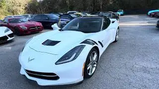 2015 Chevrolet Corvette Stingray Z51 w/ clear removable top