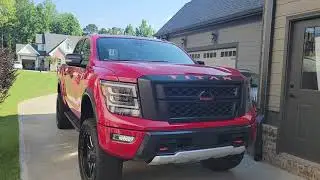 Nissan Titan Pro 4X Pickup 4WD 6 inch Rough Country lift do you have to cut Fender area 35 tires