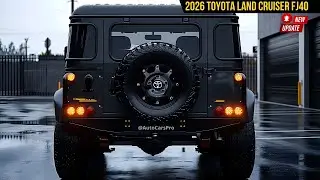 2026 Toyota Land Cruiser FJ40 w końcu ujawnił - to bestia!