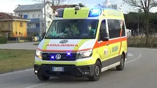 [2 in 1] Ambulanza Castel Monte Onlus + Ambulanza SUEM 118 San Don&agrave; - italian ambulance responding