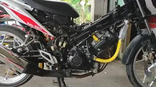 Sonic 150R | Súc két, thay nước làm mát, gắn ống Samco!