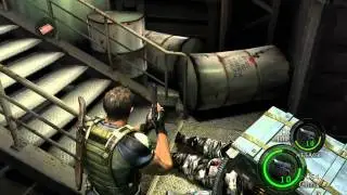 Resident Evil 5 Professional ☆ Chapter 6-1 ☆ Pistols only ( M92F/no upg), no ooAMMO - Part 3