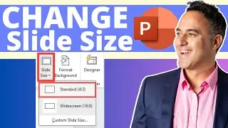 Как изменить размер слайда в PowerPoint