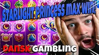 K&aelig;mpe Starlight Princess Max Win! | Danske Gambling Wins