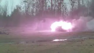 Brandeinsatz Pkw Freiwillige Feuerwehr Ahlbeck / Gegensee bei Eggesin