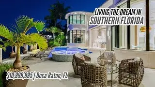 $10,999,995 Exquisite FLORIDA Waterfront SMART HOME ((coming soon!))