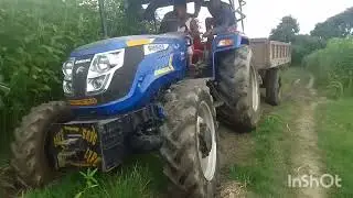 Sonalika Tiger 60 4wd Tractor Trolley Loading | Tractor Got stuck | Tractor video | JM Bangla ||