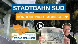 K&ouml;ln: StadtBahn S&uuml;d - Rondorf nicht abriegeln!