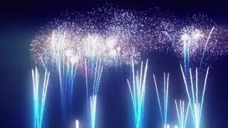 In the festival, the bright fireworks,photography&video background