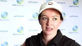 Becky Kay after her quarter final win at the Australian Amateur 2015