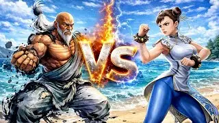 [ KOF Mugen ] Gouken vs Chun-Li Epic Fight Full Battle 