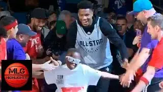 Team Giannis Player Introductions | Team LeBron vs Team Giannis | 2019 NBA All Star Practice