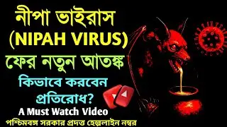 নীপা ভাইরাস, ফের নতুন আতঙ্ক? কিভাবে বাঁচবেন?Nipah Virus | Symptoms, Spread & Prevention in Bengali