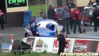 PROCOMP MOTORSPORT FORD XR8 WINS SUPER GAS & RUNS 9.87 @ 127 MPH - SYDNEY DRAGWAY - 20/21.8.2011