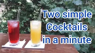 Two simple cocktails: Screwdriver and Cape codder cocktails simple cocktails make at home