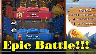 Jack vs  Dark Light  | Live Ladder Push Clash royale