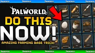 AMAZING BASE TRICK YOU NEED TO DO! - Palworld Feybreak Tips & Tricks / Guild Chest Base Food Trick