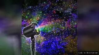 LED Laser Christmas Projector Lights Outdoor Starry Stars Garden Firefly Lights with Remote IP65 Wat